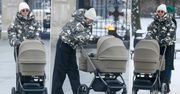 Kasia Sokołowska przyłapana na spacerze z synkiem. 49-latce niestraszne śnieg i mróz. Te zdjęcia są jak pocztówki ze stolicy