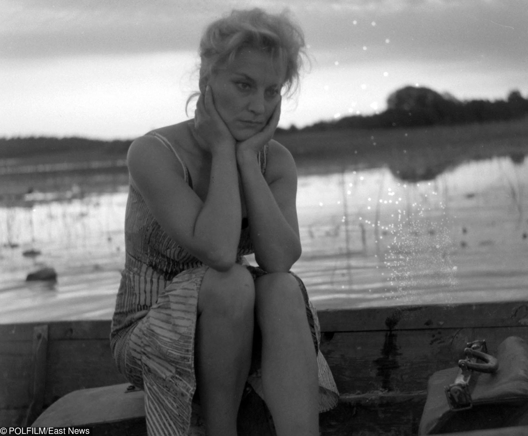 Irena Laskowska w filmie "Mężczyźni na wyspie" (1962)