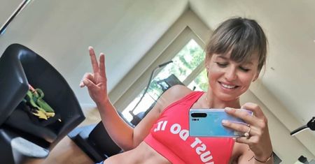 Anna Lewandowska pokazuje swoje umiejętności. Niezły kopniak