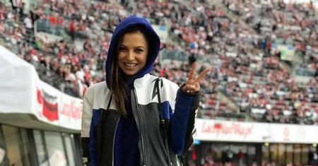 Lewandowscy kibicują Polakom na stadionie. Cena kurtki Ani zwala z nóg