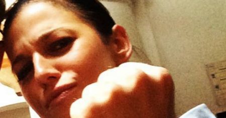 Anna Lewandowska kibicowała mężowi ze znanym aktorem