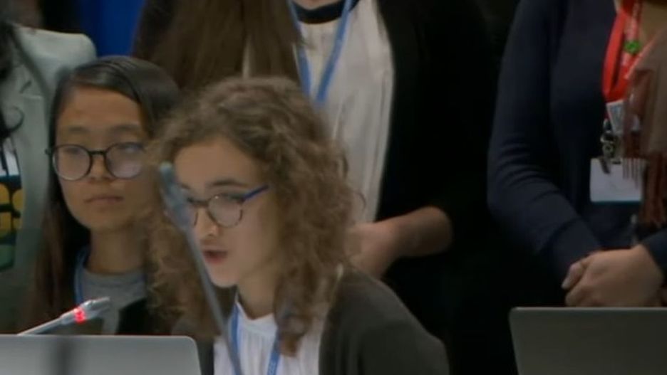 Madryt. Zuzanna Borowska podczas COP25