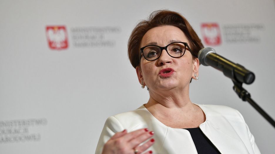 Anna Zalewska, szefowa MEN