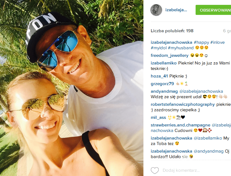 Izabela Janachowska i Krzysztof Jabłoński na wakacjach w Dubaju