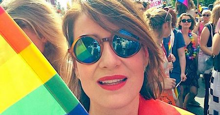 Maja Ostaszewska na paradzie równości. Fanka: "Szkoda, że nienarodzonych dzieci tak pani nie broni"