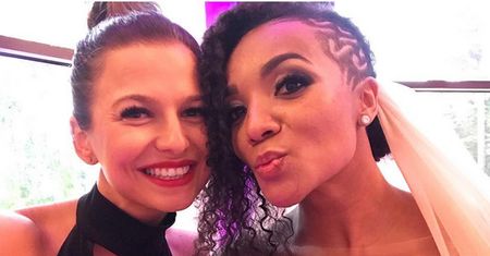 Anna Lewandowska na ślubie przyjaciółki