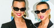 Kasia Sokołowska kusi drapieżnym lookiem. Nie tylko krwistoczerwone usta zasługują na uwagę