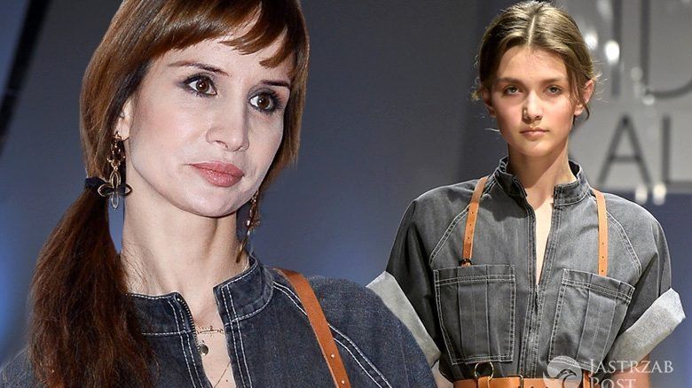 Kreacja: Lidia Kalita, wiosna-lato 2016. Viola Kołakowska, premiera filmu "Planeta singli" (fot. ONS)