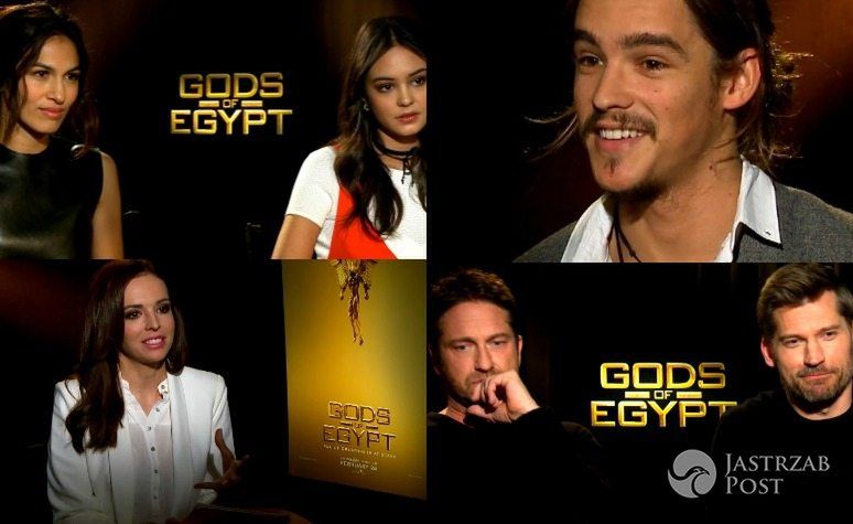 Anna Wendzikowska żartuje z aktorami filmu "Bogowie Egiptu": To się nagrało?
