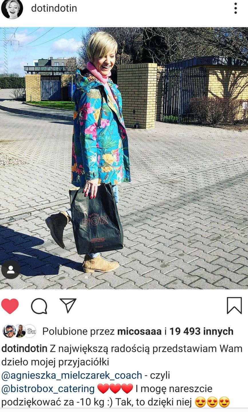 Dorota Szelągowska korzysta z Bistrobox