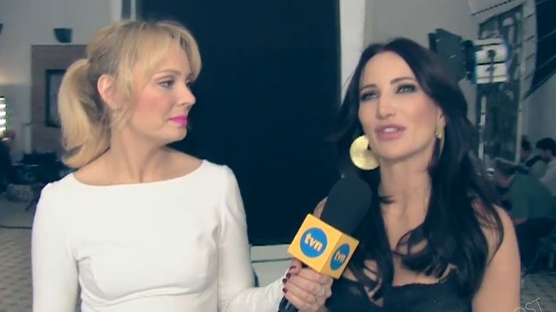 Agnieszka Jastrzębska i Justyna Steczkowska