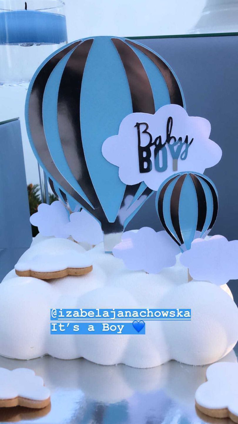 Izabela Janachowska baby shower