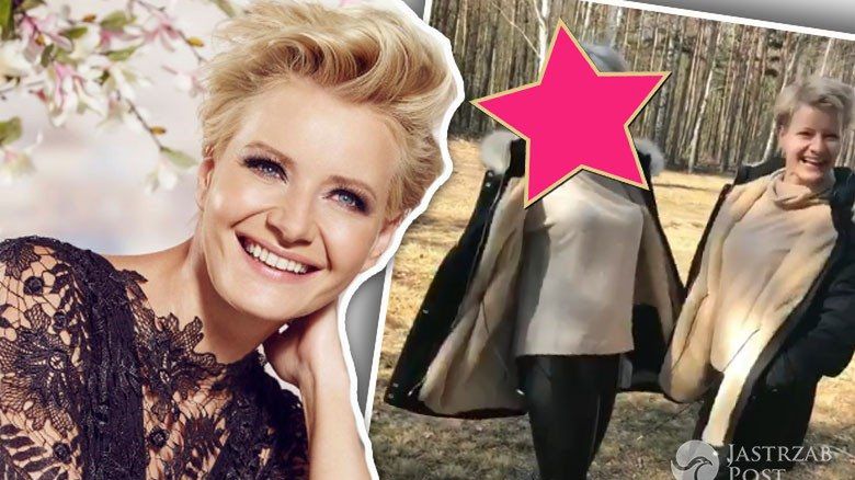 Małgorzata Kożuchowska z sobowtórem