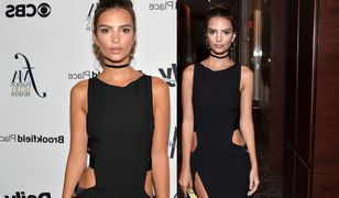 Emily Ratajkowski w mocno wykrojonej sukience. Wyglądała seksownie?