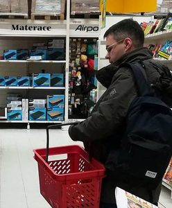 Jeden z braci Karnowskich w hipermarkecie w Wigilię. Nie zdążył z zakupami?