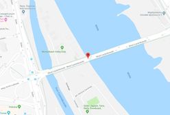 Zderzenie aut na Moście Łazienkowskim. Gigantyczny korek
