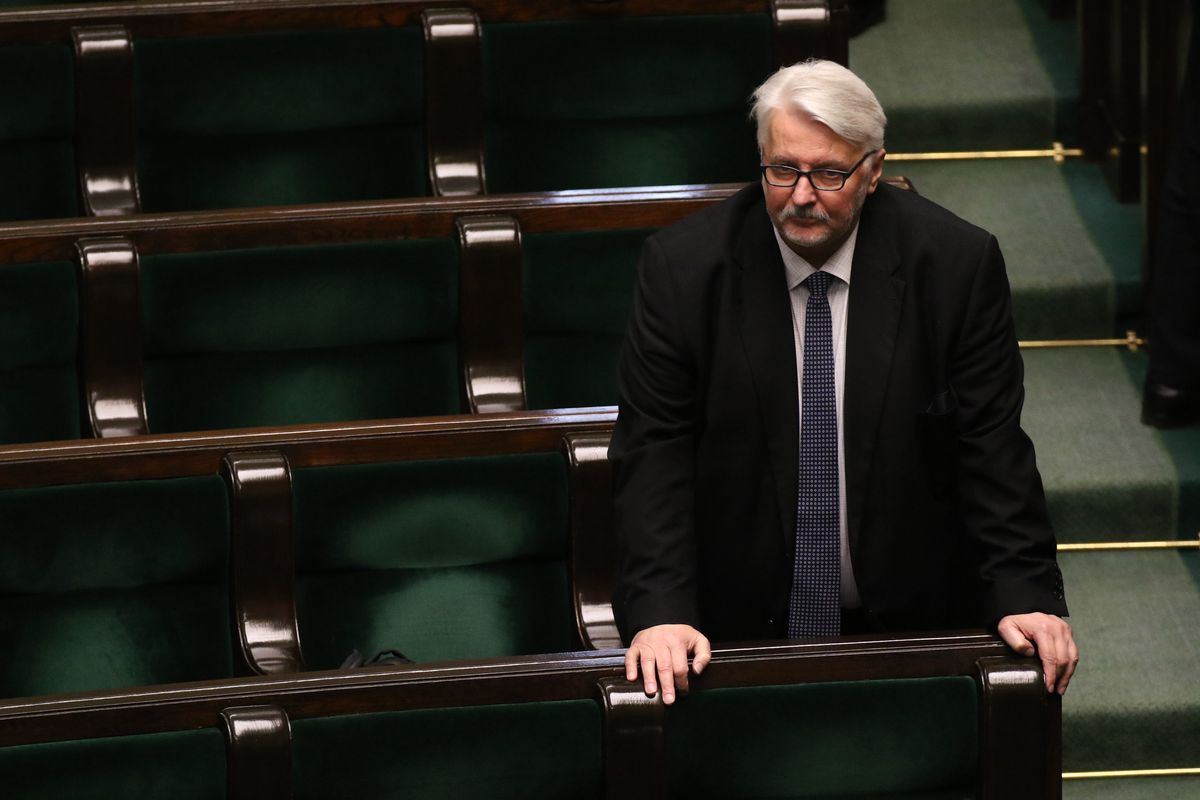 "Nie czuję się najlepiej". Witold Waszczykowski przerywa milczenie