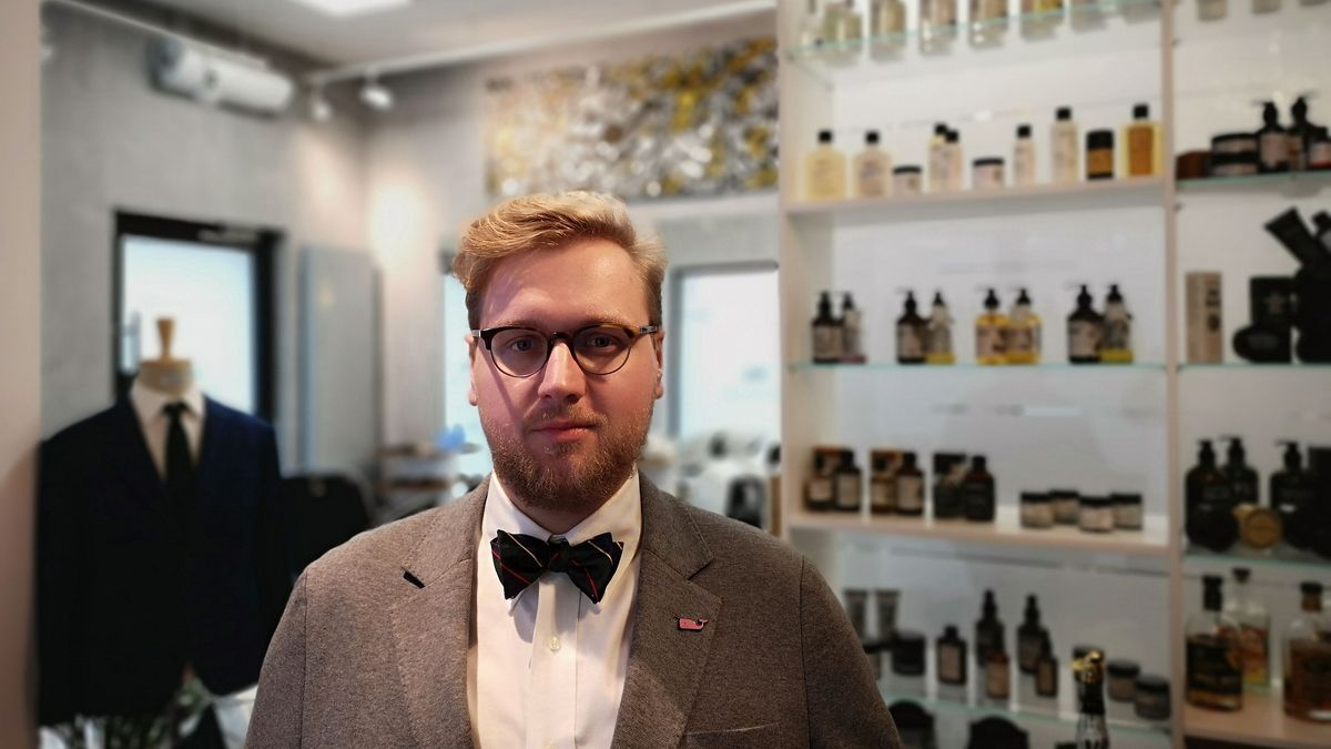 Adam Borowski swój warszawski salon wzorował na grooming clubie z Nowego Jorku