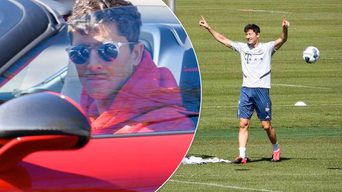 Robert Lewandowski na trening Bayernu przyjechał prawdziwym cackiem. To najdroższy na rynku model Porsche