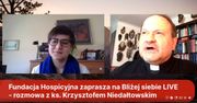 Spotkanie z księdzem Niedałtowskim w Fundacji Hospicyjnej