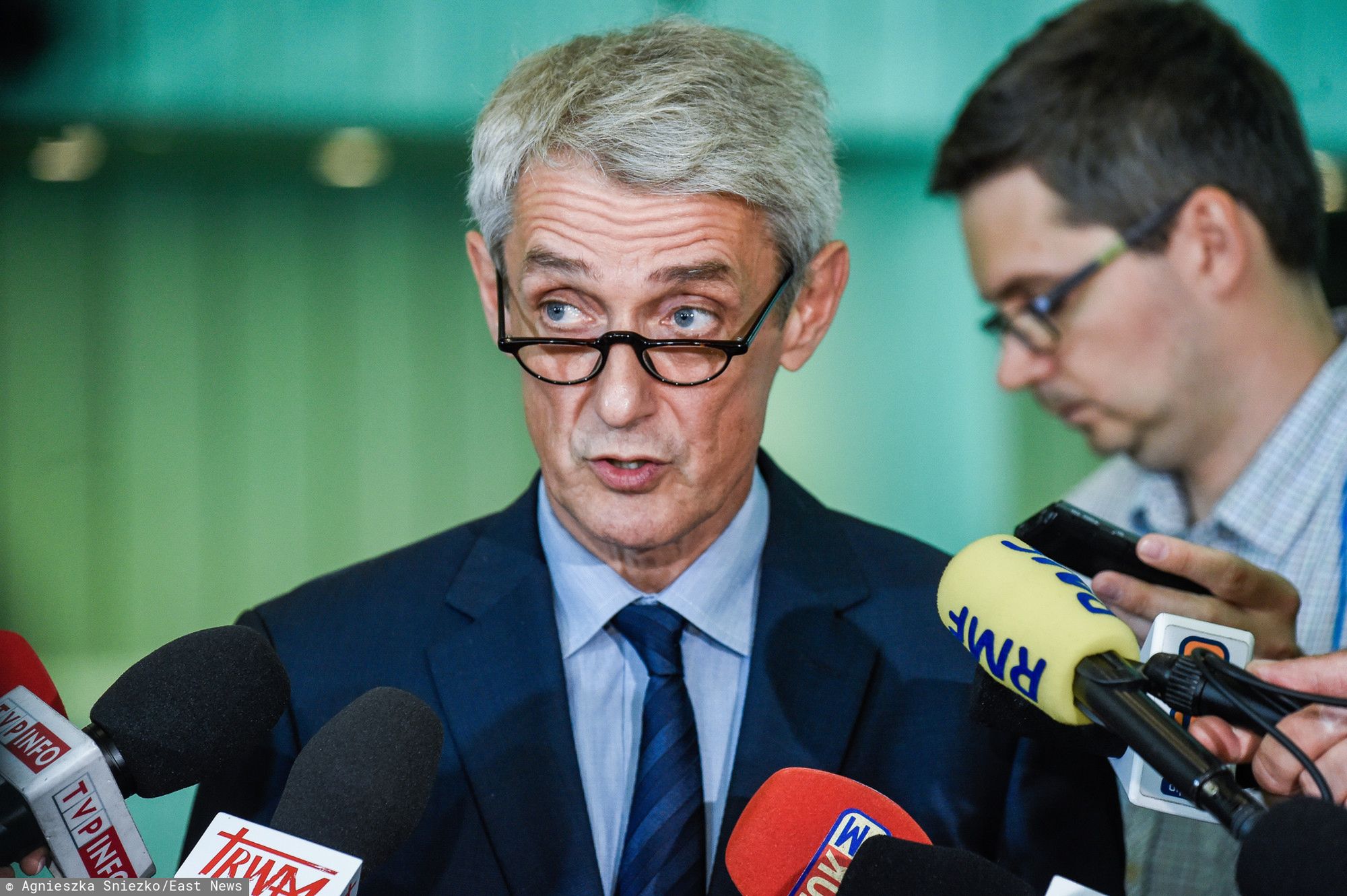 Michał Laskowski przypomniał, że ważność wyborów parlamentarnych stwierdza nowa Izba Kontroli Nadzwyczajnej i Spraw Publicznych