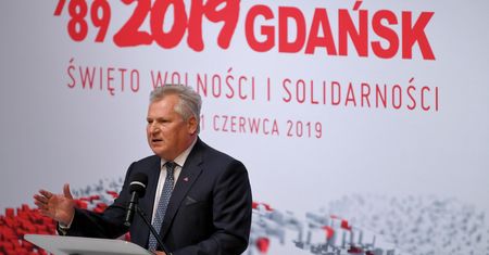 Gdańsk. Obchody 4 czerwca. Aleksander Kwaśniewski wbił szpilę Andrzejowi Dudzie