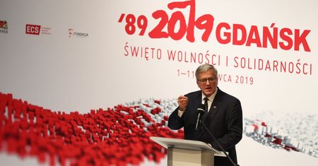 Gdańsk. Obchody 4 czerwca 1989 r. Bronisław Komorowski z żalem o rządzących