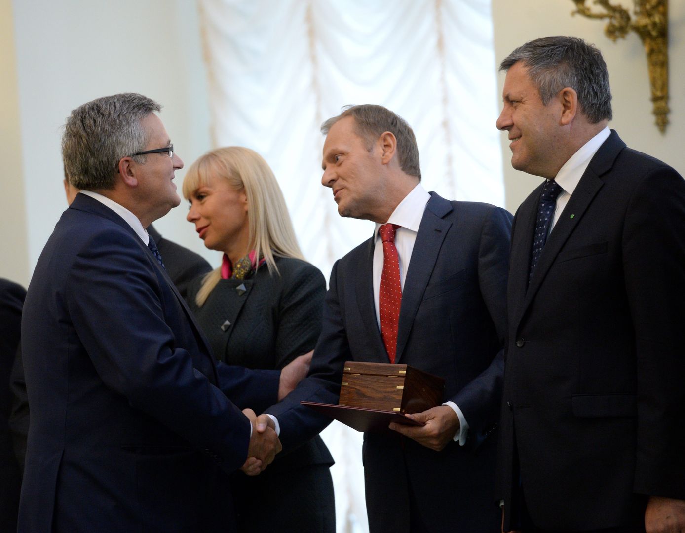 Tusk i Komorowski w 2014 r. 