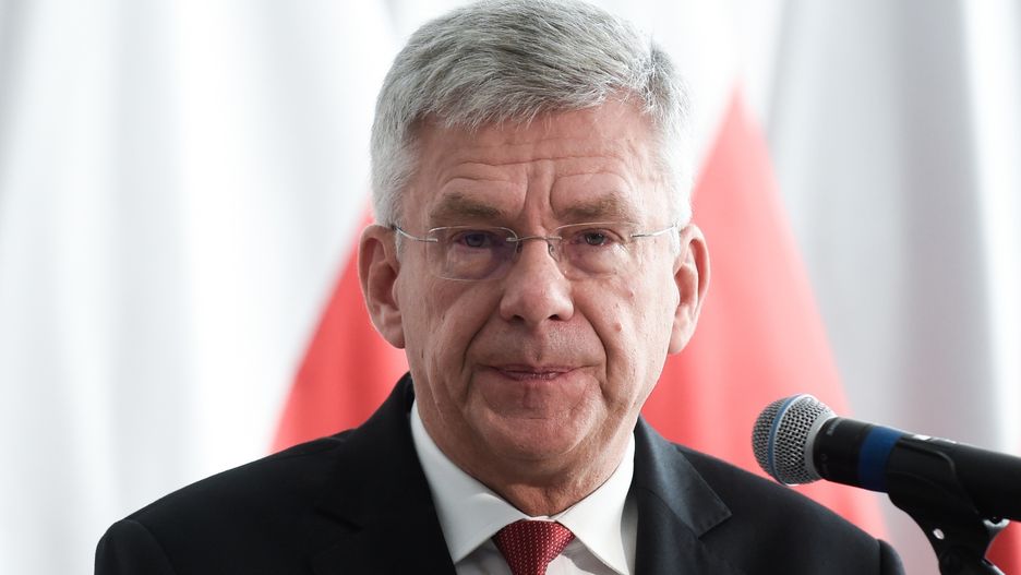 Stanisław Karczewski zauważył, że Mosbacher jest "szczera"