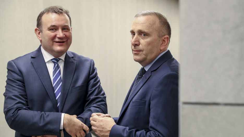 Stanisław Gawłowski i Grzegorz Schetyna