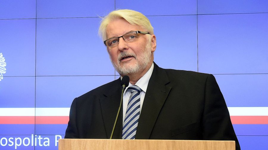 Szef MSZ Witold Waszczykowski