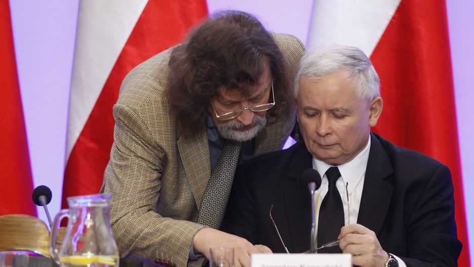 Jan Maria Tomaszewski i Jarosław Kaczyński 