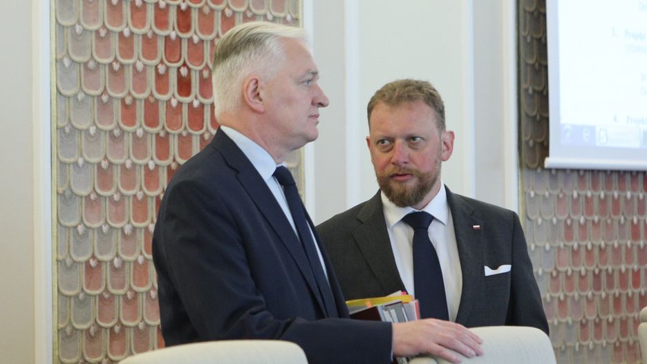 Jarosław Gowin i Łukasz Szumowski.