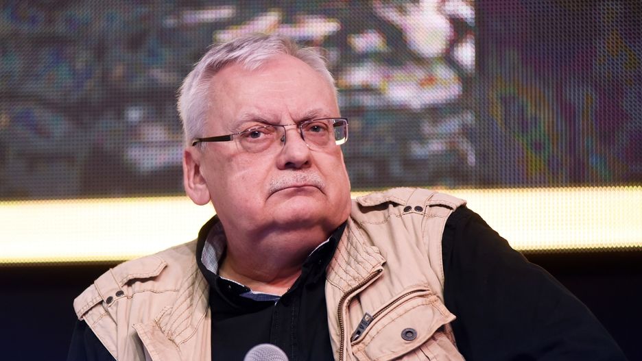Andrzej Sapkowski podczas Warsaw Comic Con 2018