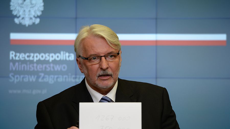 Minister spraw zagranicznych Witold Waszczykowski
