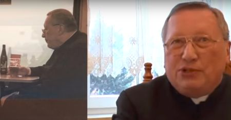 Ksiądz pił piwo w pociągu. Został przyłapany. Teraz odpowiada: "Zrobiło to ludzkie zero"