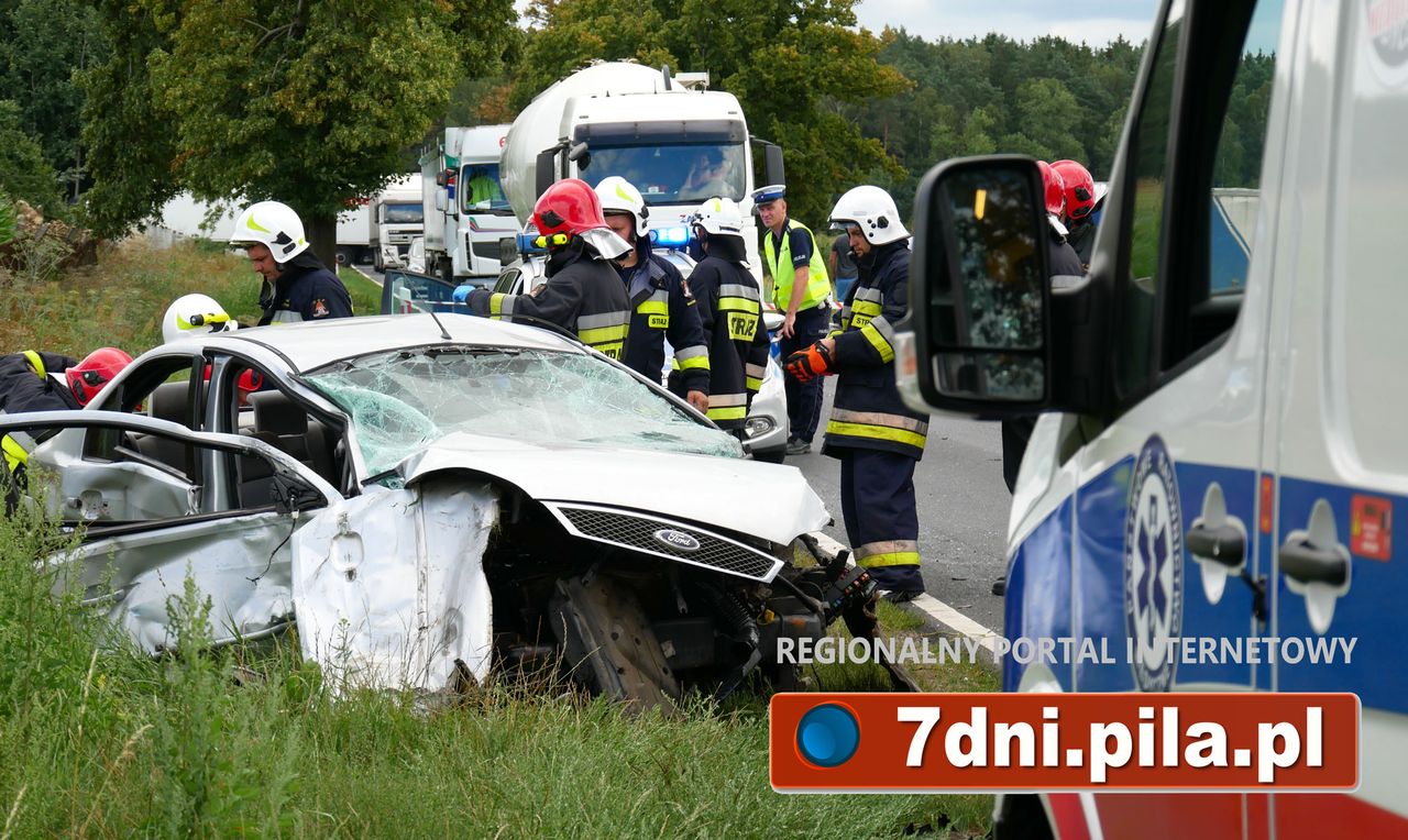 3 osoby ranne w wypadku między Grabównem a Okalińcem