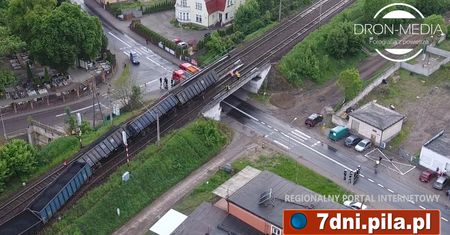 Wykoleił się pociąg we Wronkach