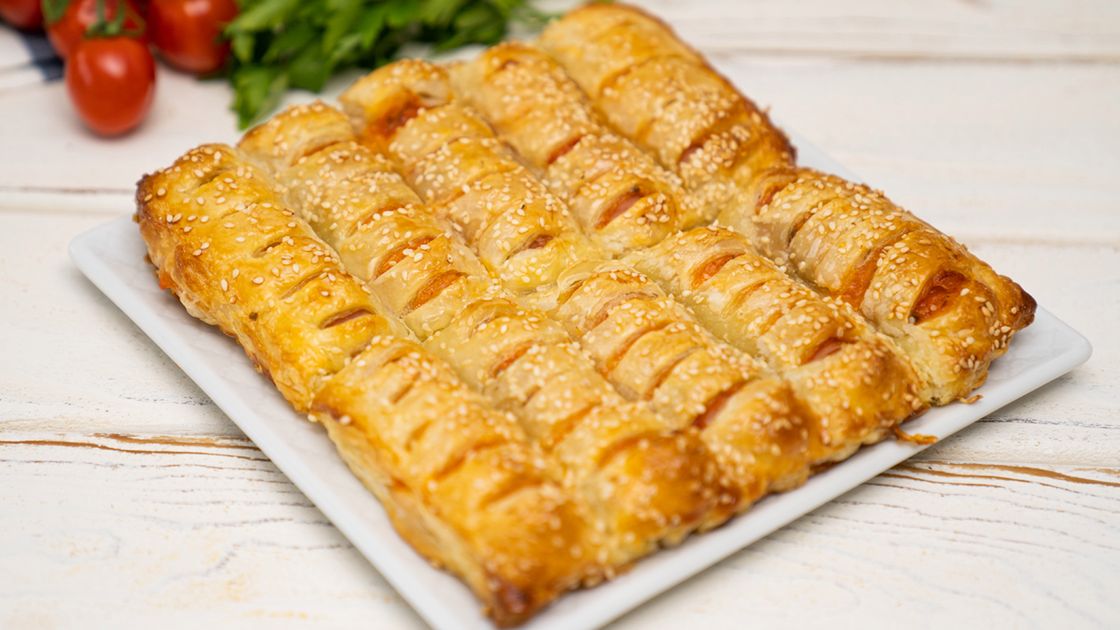 Kiełbaski w cieście francuskim- Pyszności