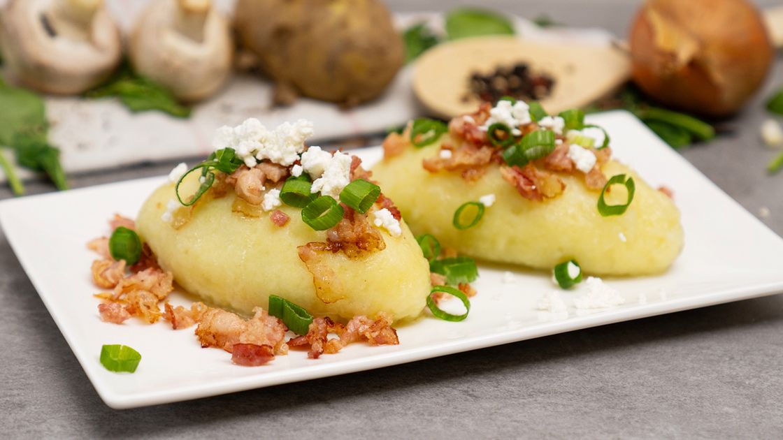 Kluski śląskie z farszem- Pyszności