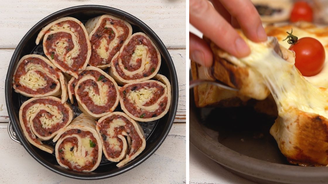 Mięsne roladki z mozzarellą - Pyszności