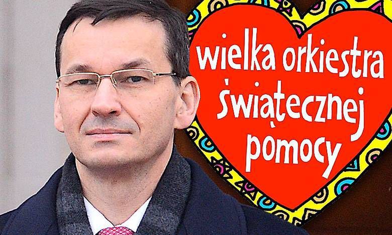 Mateusz Morawiecki WOŚP 2018