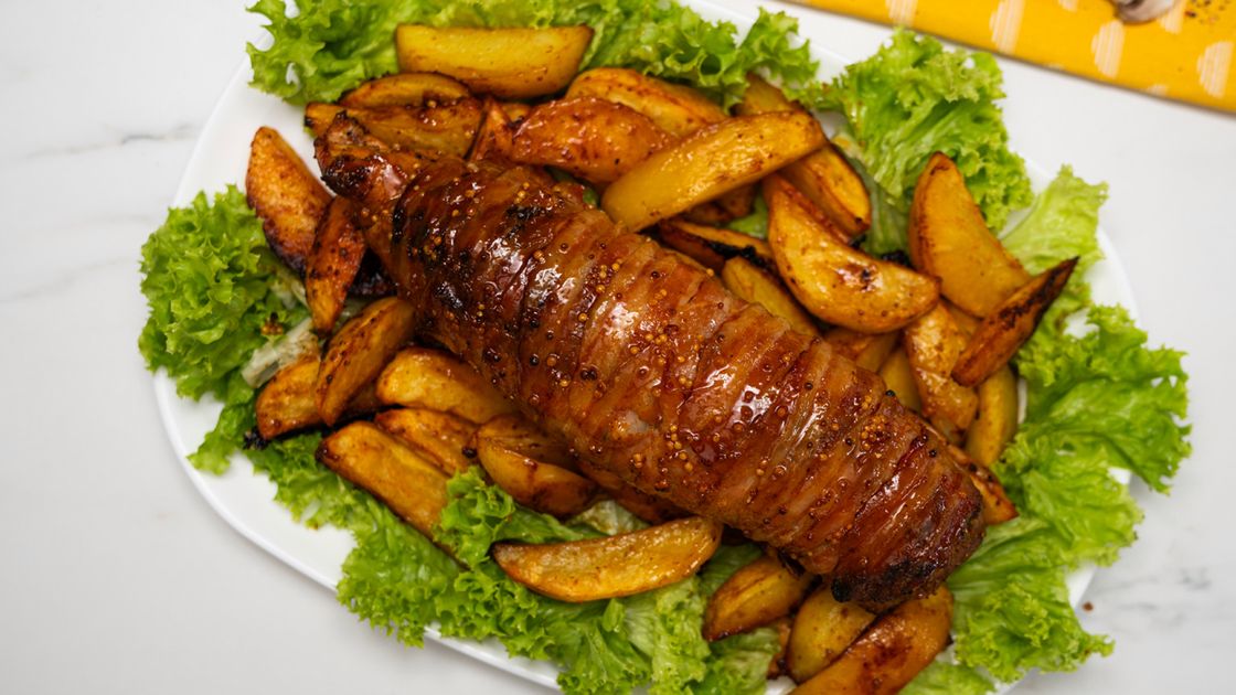 Polędwiczka wieprzowa w boczku- Pyszności