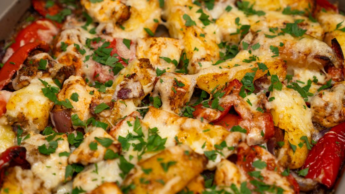 Kurczak pieczony z warzywami- Pyszności