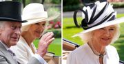 Królowa Camilla wzięła udział w swoim pierwszym Ascot. Co za emocje! Jej kapelusze skradły całe show