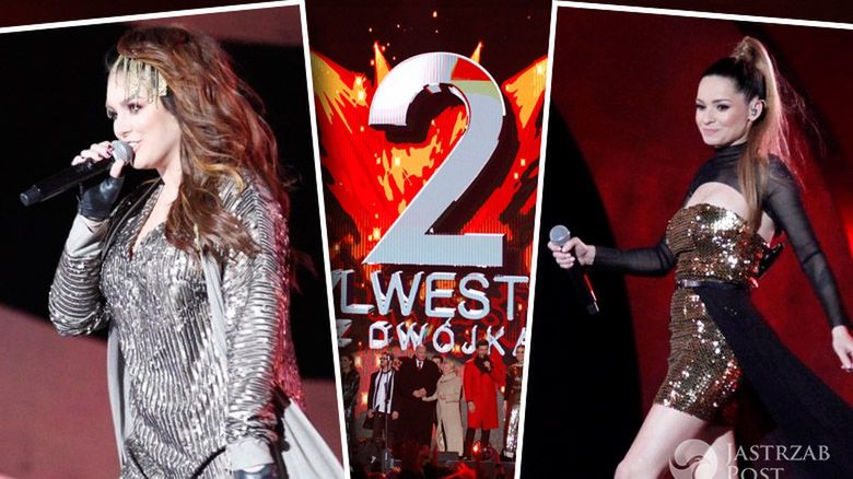 Ewa Farna, Ewelina Lisowska, sylwester z Dwójką 2015, Wrocław (fot. AKPA)