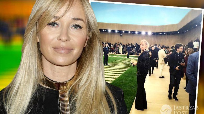 Joanna Przetakiewicz, pokaz Chanel haute couture, wiosna-lato 2016 (fot. AKPA, Instagram)