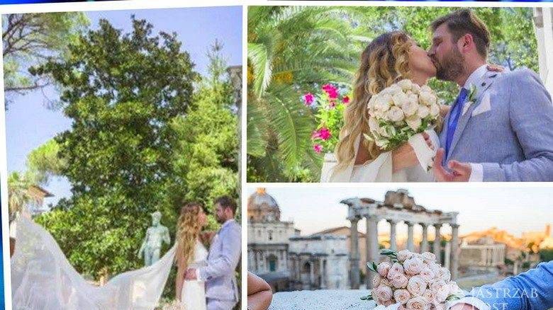 Magdalena Waligórska i Mateusz Lisiecki po ślubie. Zdjęcia 2016 fot. screen z programu Pytanie na śniadanie