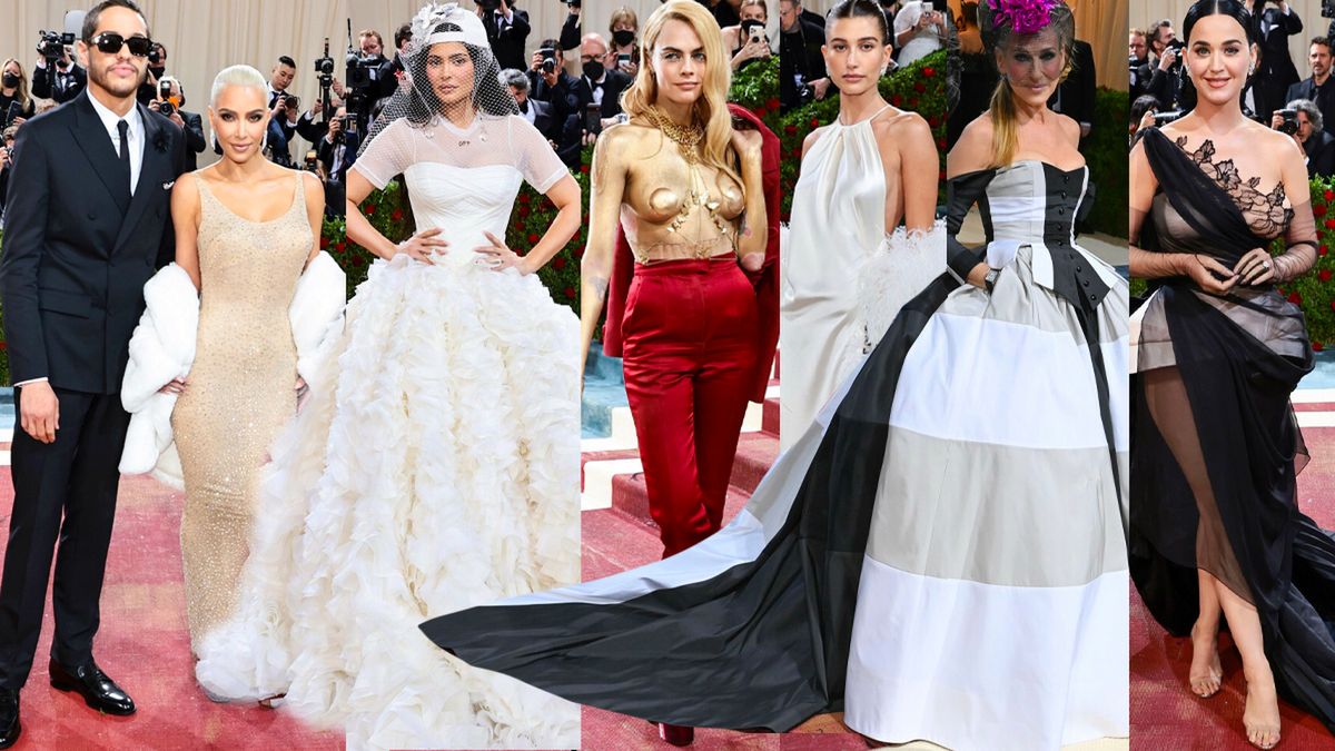 MET Gala 2022. Kreacje gwiazd: Kim Kardashian, Kylie Jenner, Sarah Jessica Parker, Hailey Bieber, Katy Perry [DUŻO ZDJĘĆ]