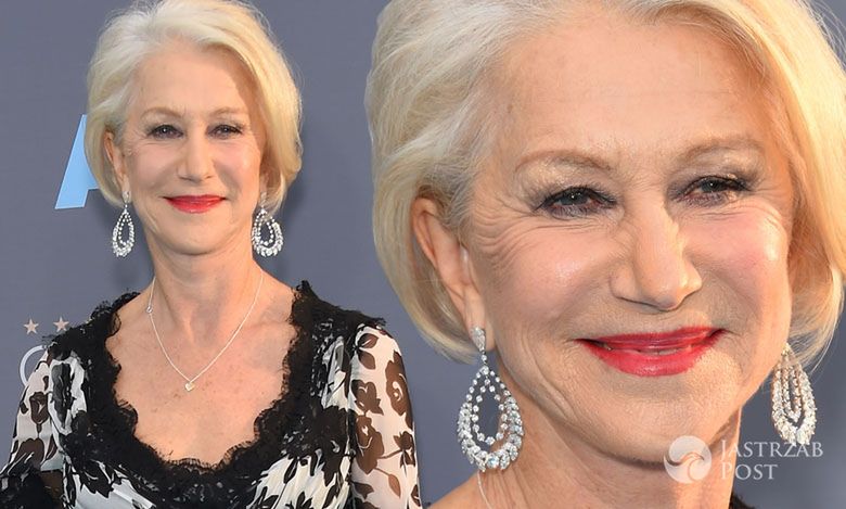 Szyk i styl nie mają wieku! 70-letnia Helen Mirren na gali Critics' Choice Awards 2016 przyćmiła młodsze koleżanki